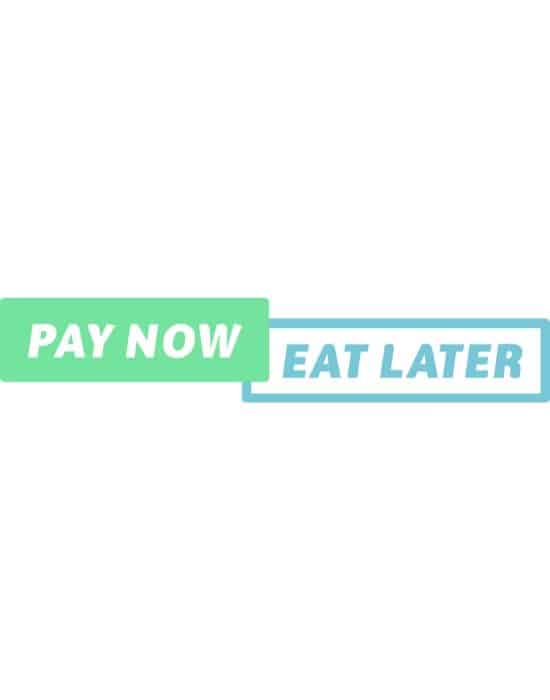 Logo von #PayNowEatLater