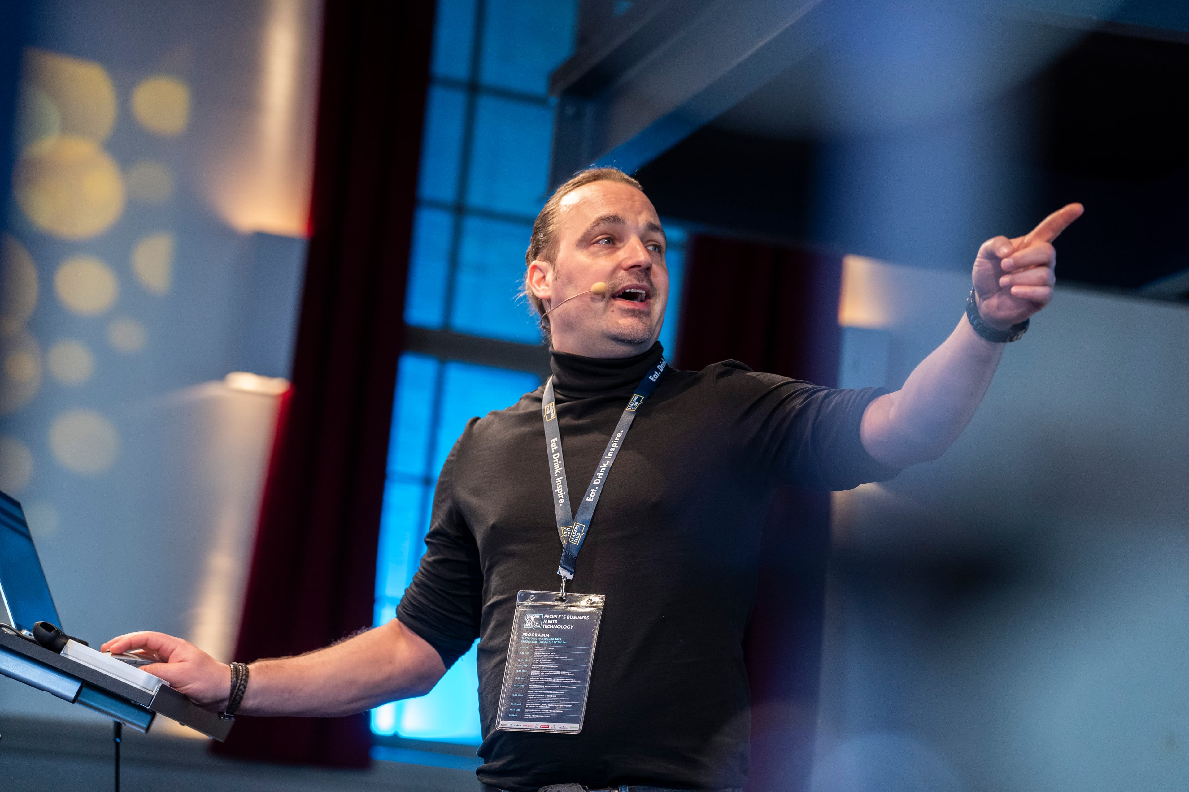 Markus Wessel bei einer Keynote auf der Gastro Vision