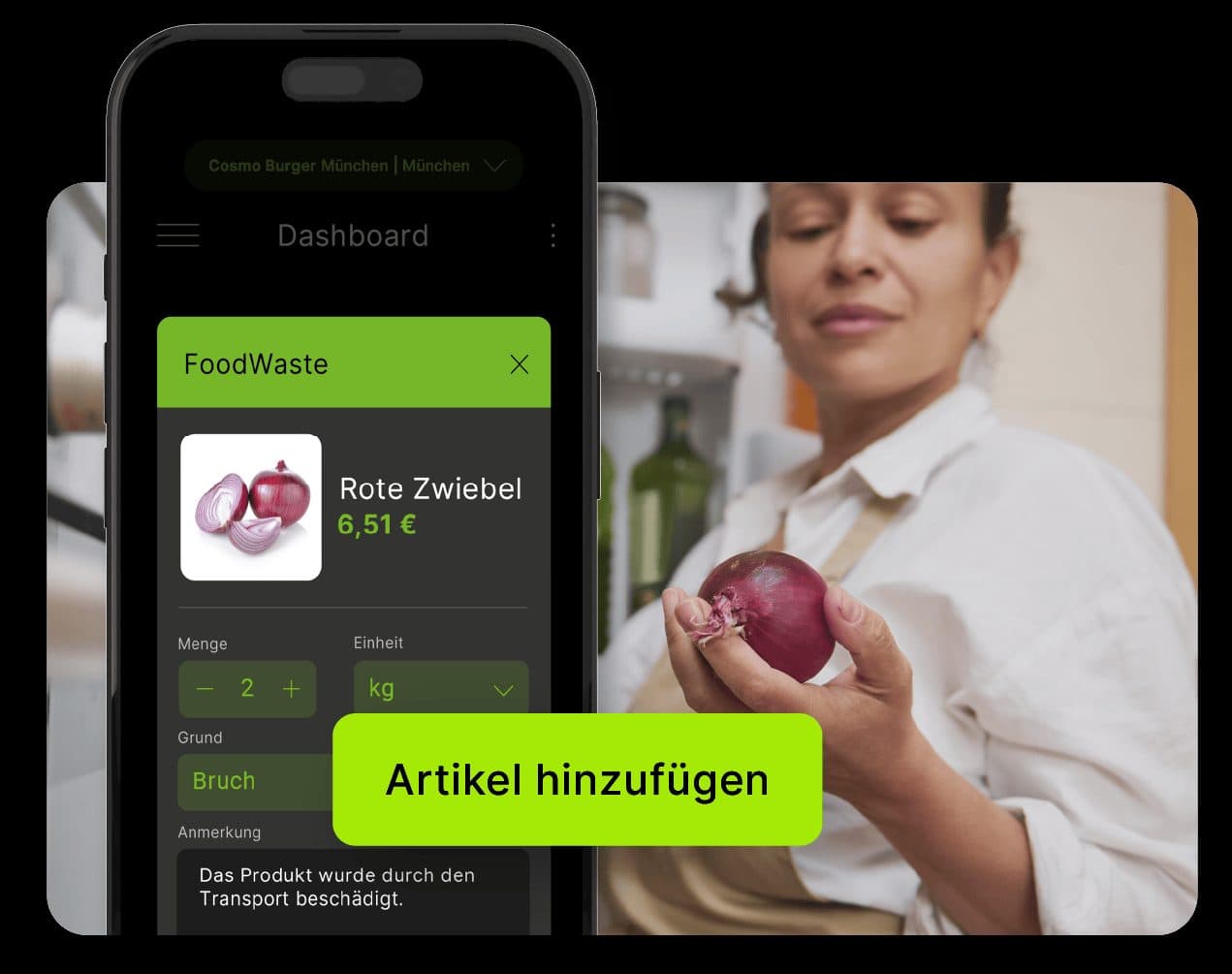 FoodNotify, Ansicht 2